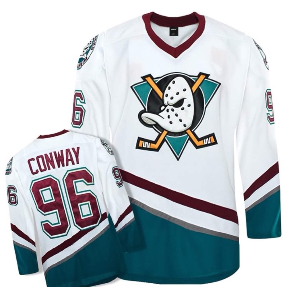 Nwt Mighty Ducks Conway Hockey Jersey Authentic - Picture 1 of 12